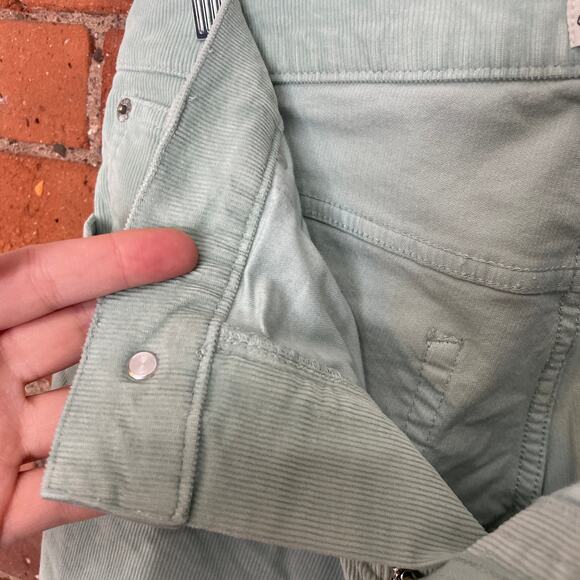 J. Crew Vintage Slim Straight Corduroy Pant in Dusty Shale sz 28 Mint Green - Picture 12 of 16
